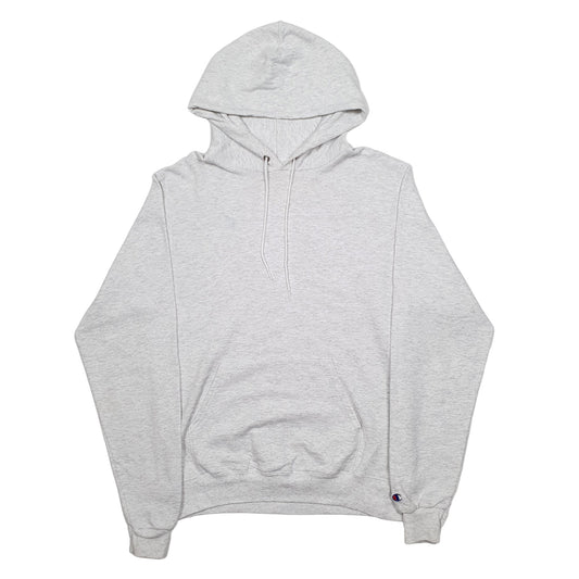 Mens Grey Champion Hoodie Jumper