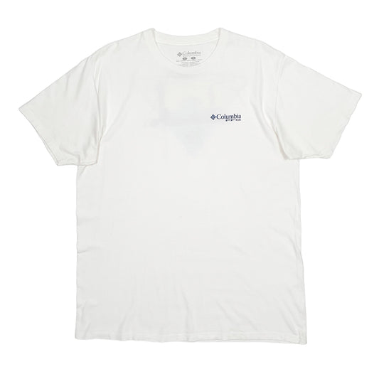 Mens Blue Columbia Sportswear Short Sleeve T Shirt