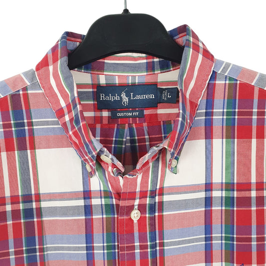 Mens White Ralph Lauren Long Sleeve Shirt