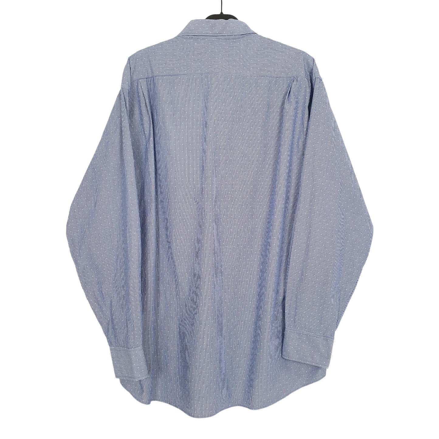 Tommy Hilfiger Long Sleeve Regular Fit Pinstripe Shirt Blue