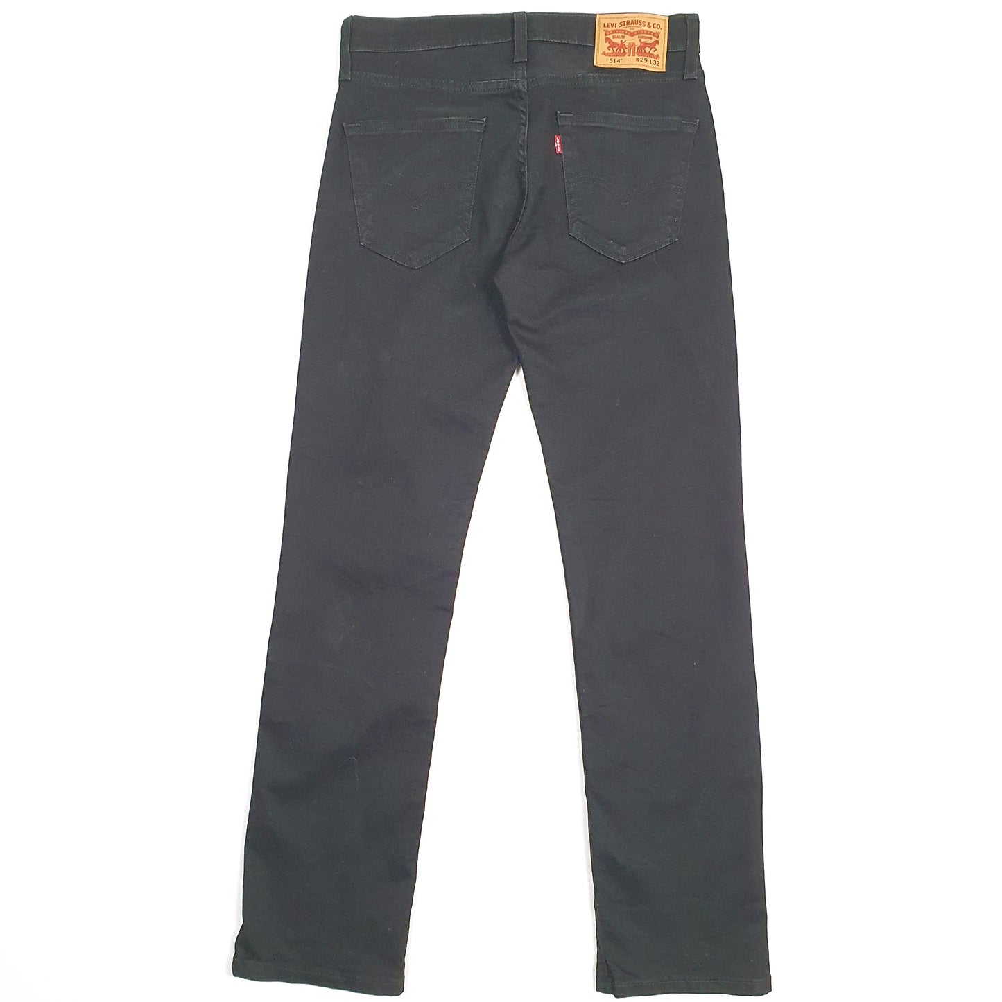 Levis 514 Straight Fit Jeans W30 L32 Black