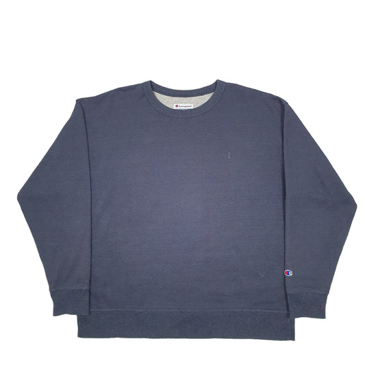 Mens Grey Champion Crewneck Jumper