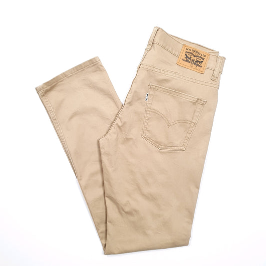 Levis 511 Slim Fit Chinos Jeans W30 L30 Beige