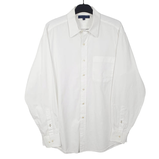 Mens White Tommy Hilfiger Long Sleeve Shirt