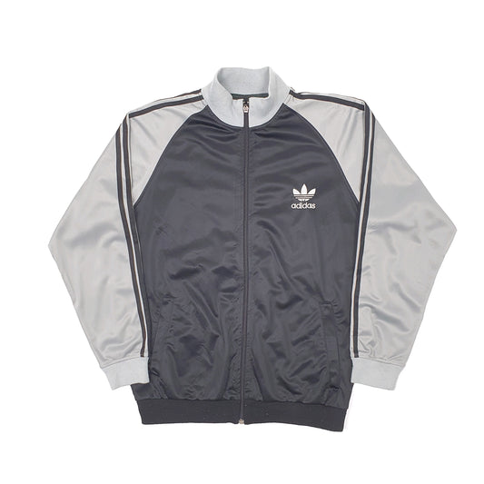 Mens Black Adidas Originals Vintage Full Zip Jumper