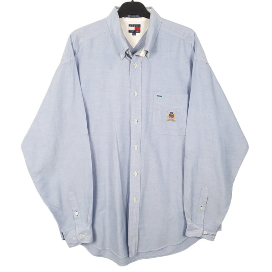 Blue Tommy Hilfiger Long Sleeve Shirt