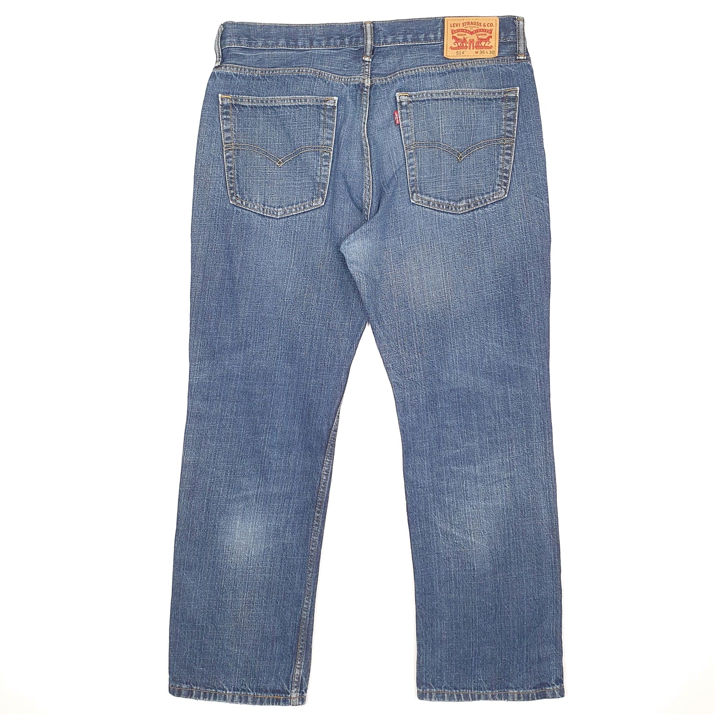 Levis 514 Straight Fit Jeans W36 L30 Blue