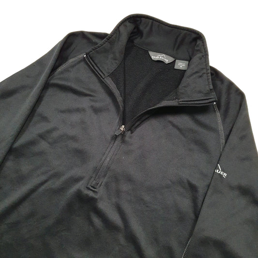 Eddie Bauer Quarter Zip M Black