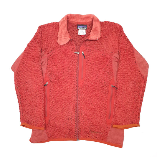 Womens Red Patagonia Full Zip Jumper