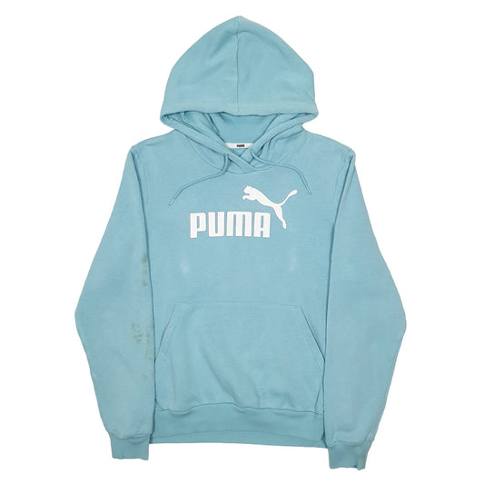 Womens Blue Puma Hoodie Jumper