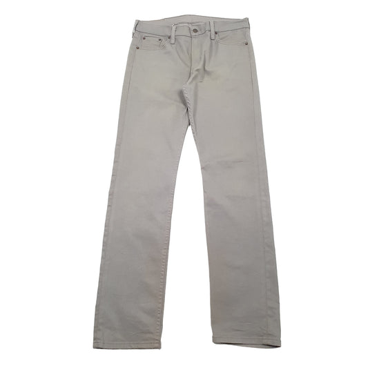 Levis 513 Slim Fit Jeans W30 L32 Grey