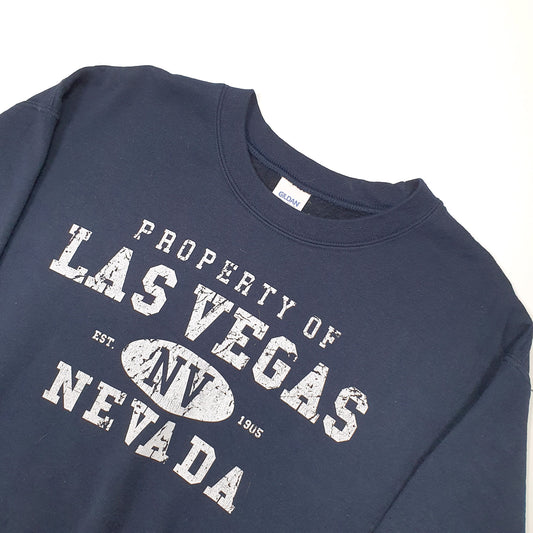 Gildan Las Vegas Crewneck M Navy
