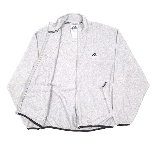 Adidas Full Zip Fleece L Grey