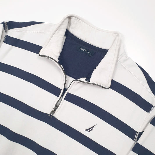 Nautica Quarter Zip XL White