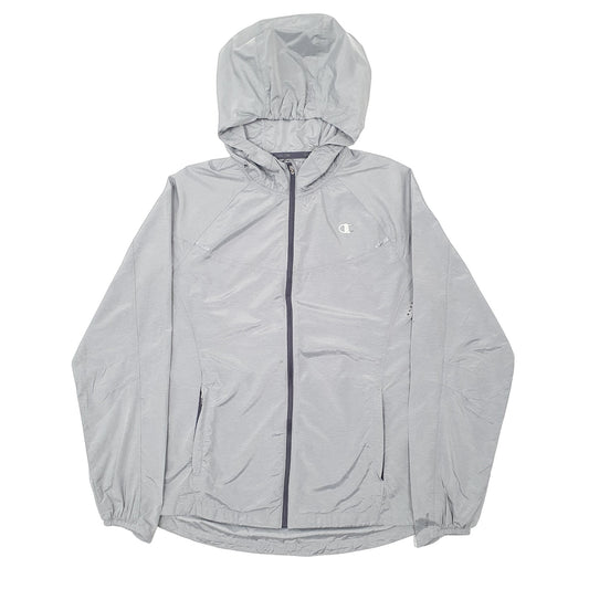 Womens Grey Champion Performax Cool Control Super Lightweight Anorak Full Zip Coat