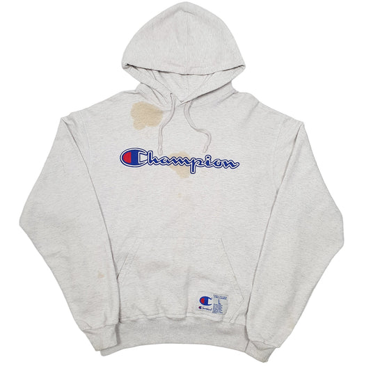 Mens Grey Champion Hoodie Jumper