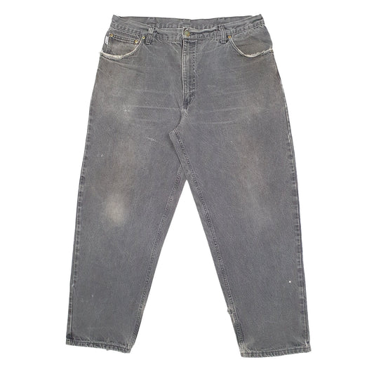 Womens Grey Carhartt Carpenter JeansW38 L30