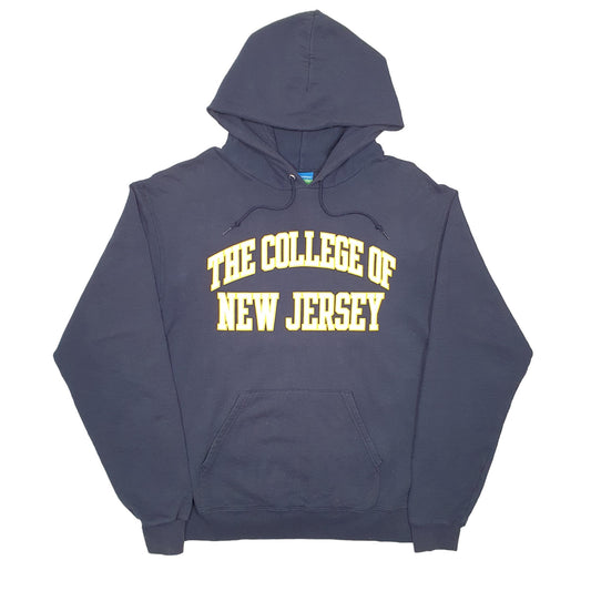 Mens Navy Champion College Of New Jersey Hoodie Jumper
