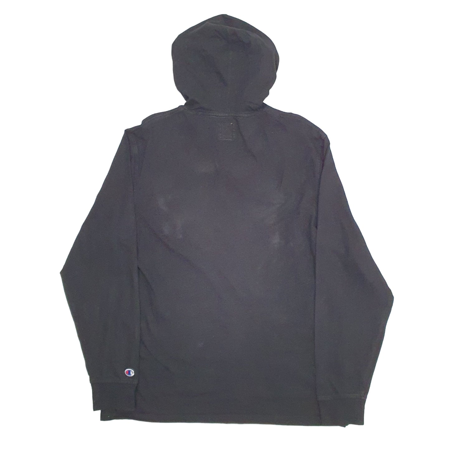 Mens Black Champion Hoodie Jumper
