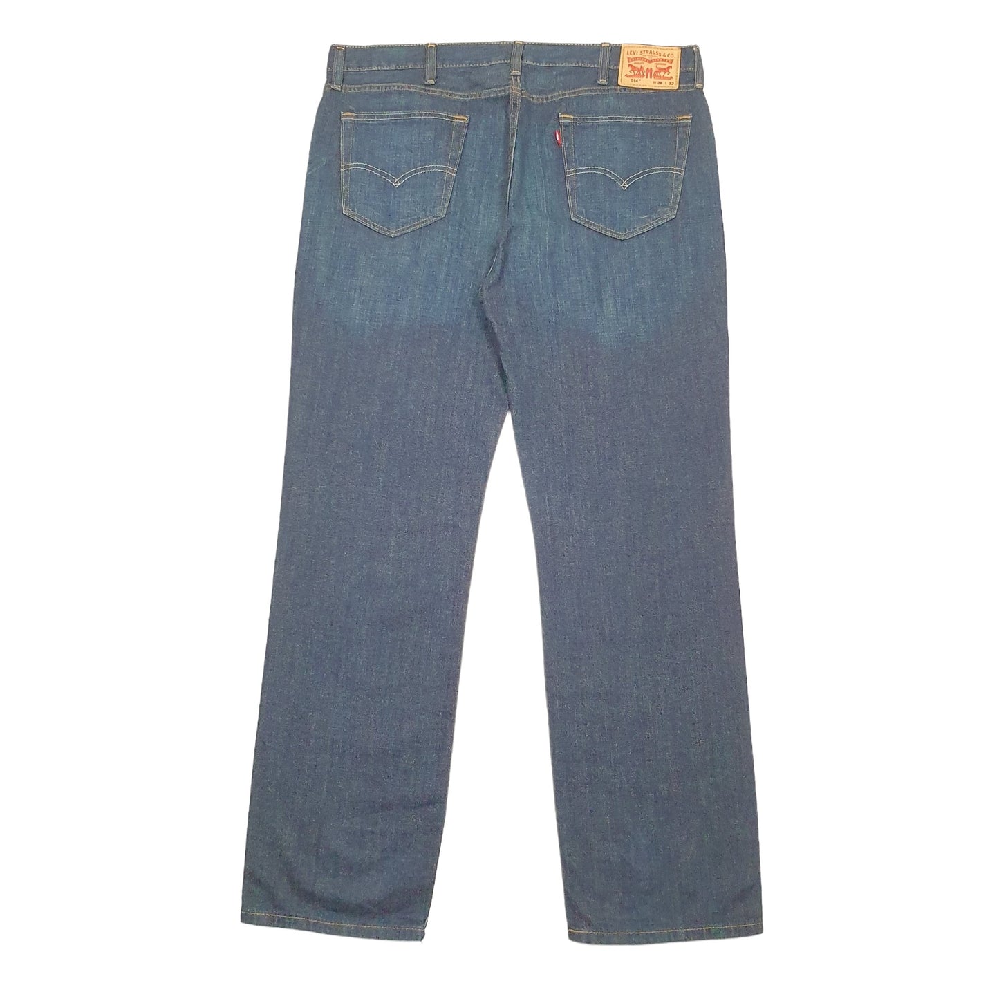 Levis 514 Straight Fit Jeans W38 L32 Blue