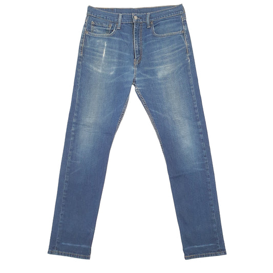 Levis 522 Slim Fit Tapered Jeans W32 L29 Blue