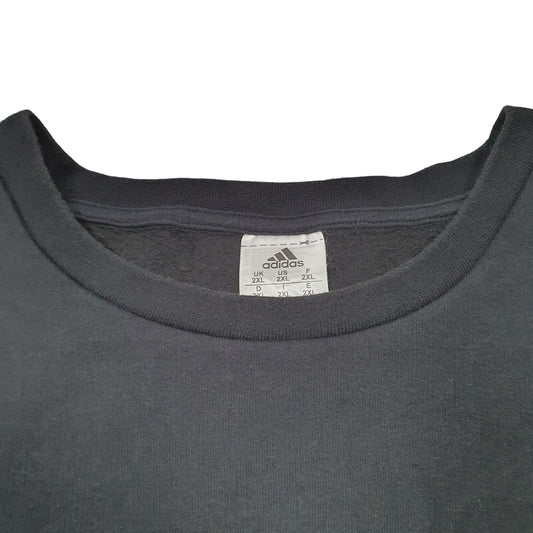 Mens Black Adidas Crewneck Jumper