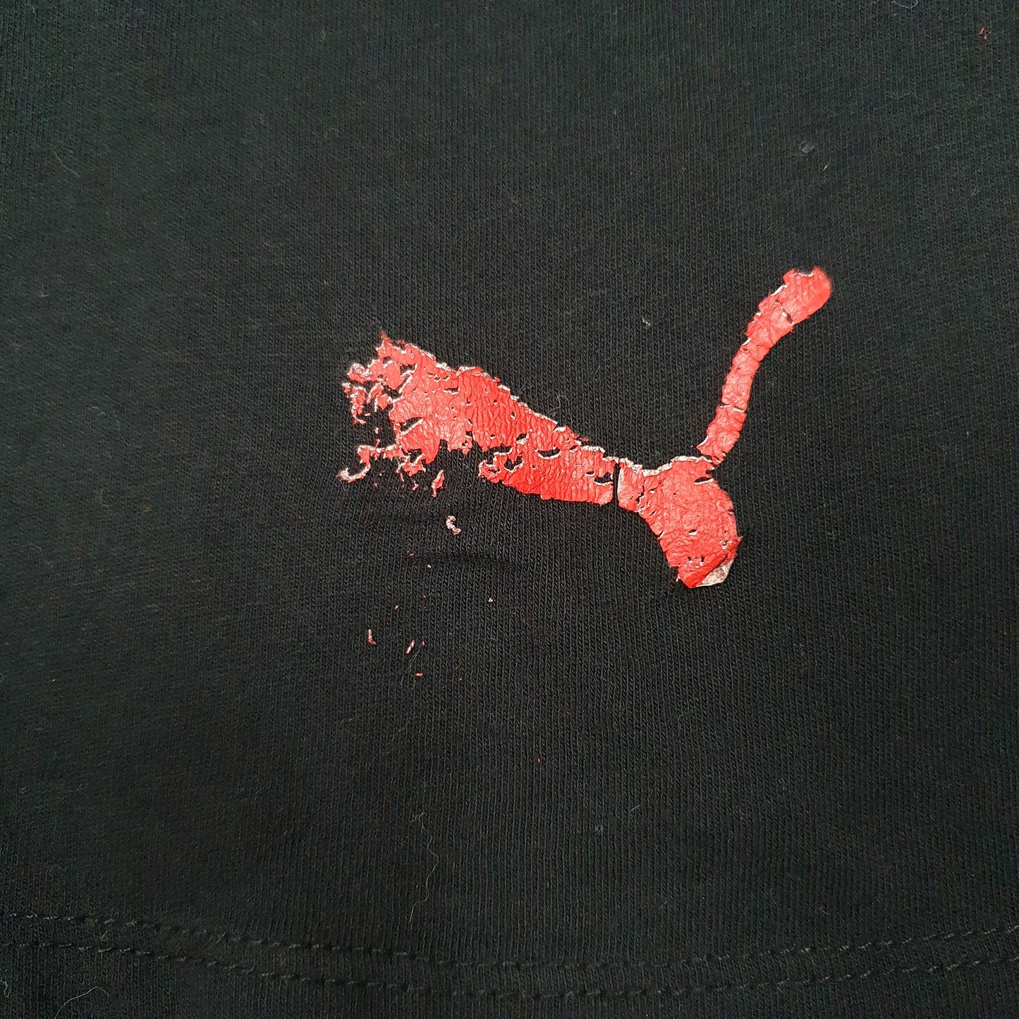 Puma Short Sleeve T Shirt Black