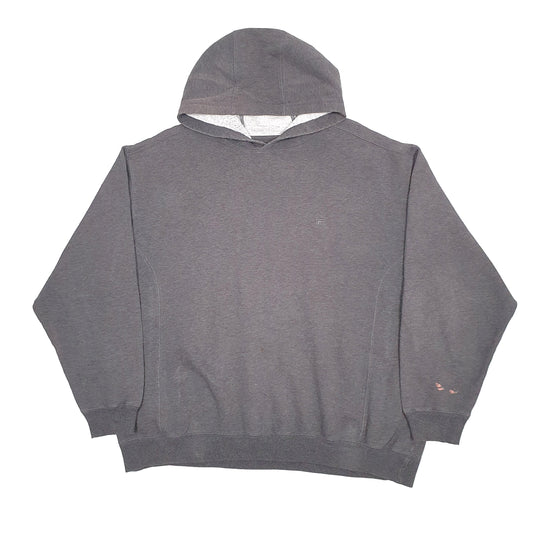 Mens Grey Fila Hoodie Jumper