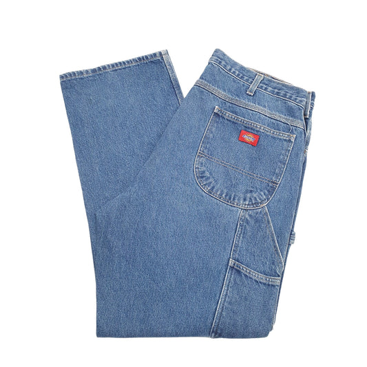 Mens Blue Dickies Carpenter Trousers