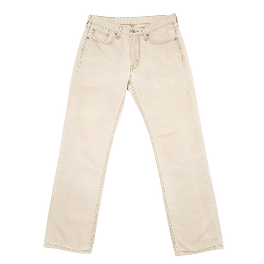 Levis 514 Straight Fit Jeans W30 L30 Beige