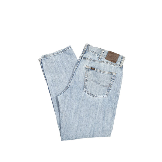 Lee Casual Regular Fit Repair Needed Jeans W36 L29 Blue