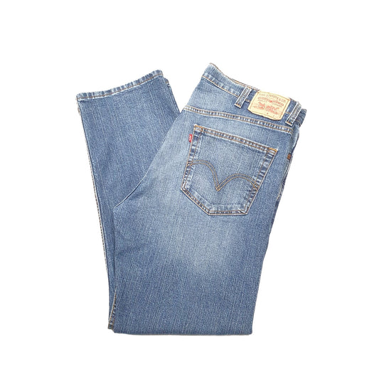 Levis Straight Regular Fit Jeans W38 L30 Blue