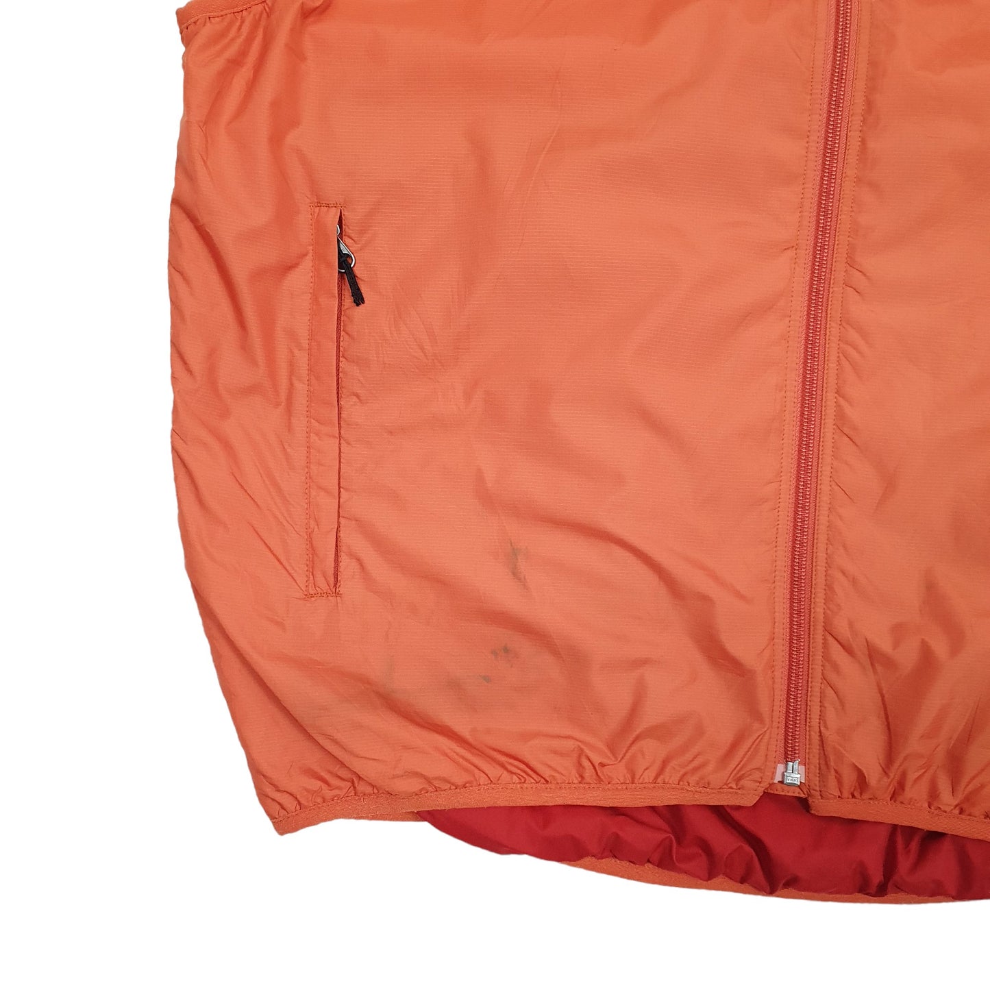 Mens Orange Patagonia Puffball Vest Puffer Jacket Coat