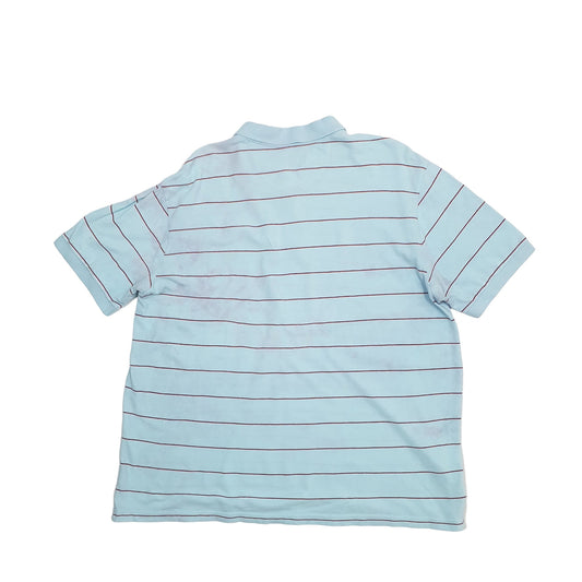 Chaps Short Sleeve Polo Shirt Blue