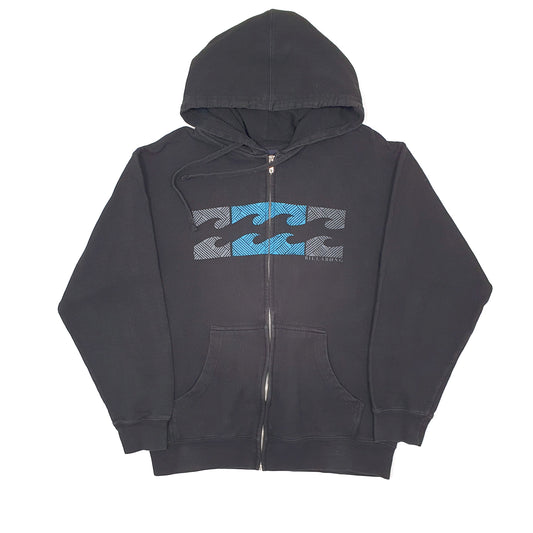 Mens Black Billabong Surf Full Zip Jumper