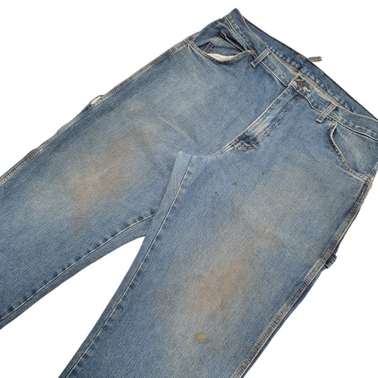 Mens Blue Dickies Carpenter Trousers