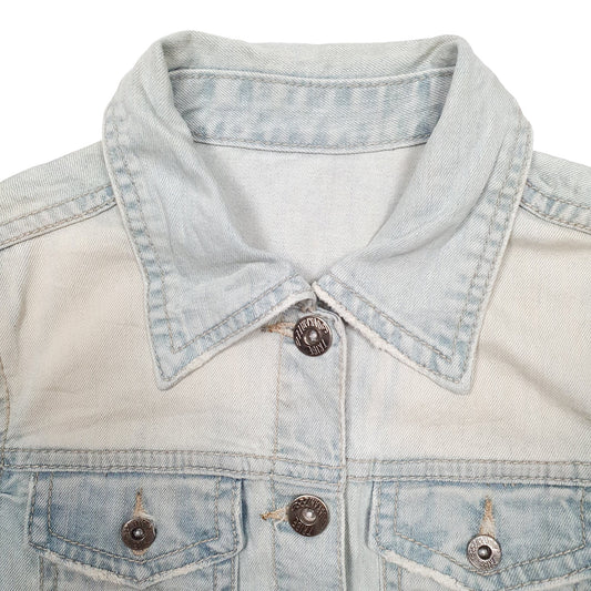 Womens Blue Unbranded Denim Jacket Coat