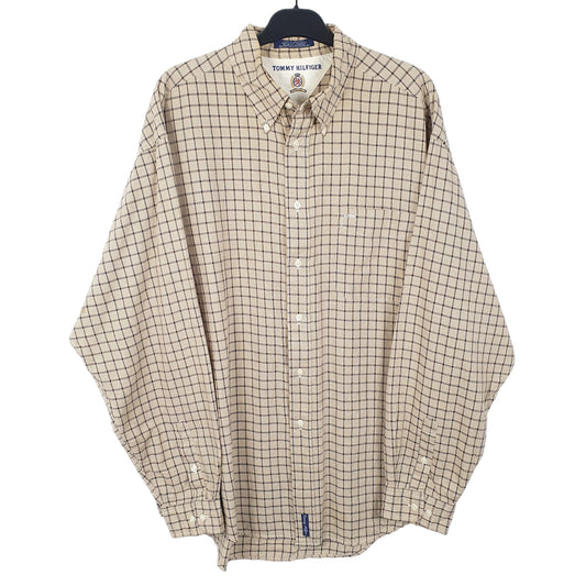 Beige Tommy Hilfiger Long Sleeve Shirt