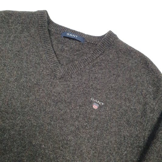 GANT Crewneck S Brown