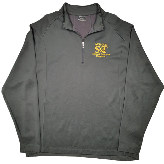 Mens Grey Nike Quarter Zip Jumper