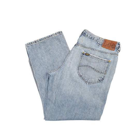 Lee Casual Straight Fit Relaxed Jeans W38 L29 Blue