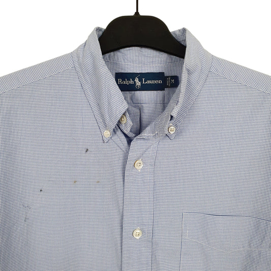 Mens Blue Ralph Lauren Short Sleeve Shirt