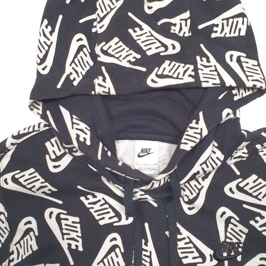 Mens Black Nike Hoodie Jumper