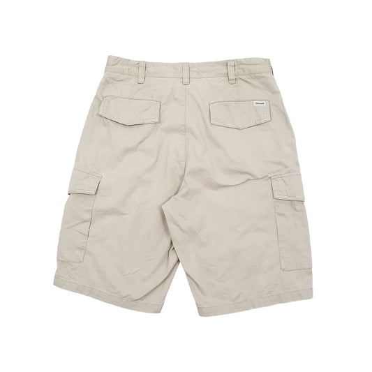 Facconable Beige Cargo Workwear Shorts W31