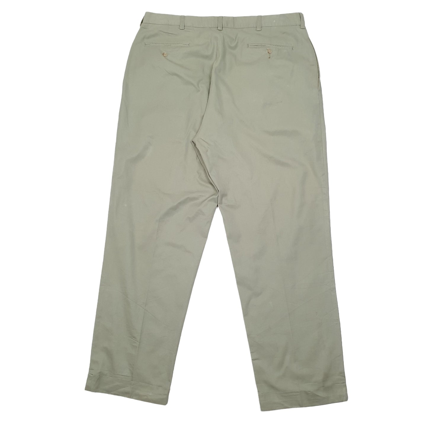 Mens Polo Ralph Lauren Khaki Chino Trousers W38 L30 Khaki