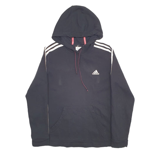 Womens Black Adidas Hoodie Jumper