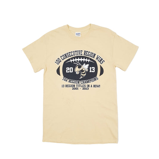 Gildan USA College Short Sleeve T Shirt Beige