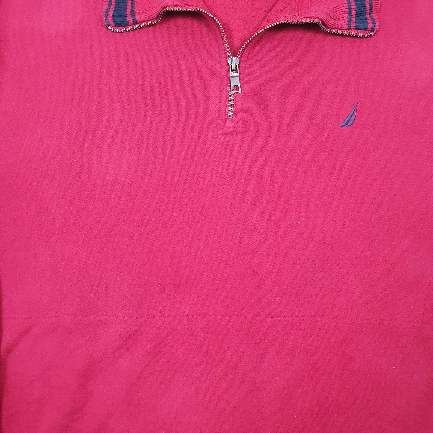 Nautica Quarter Zip XL Red