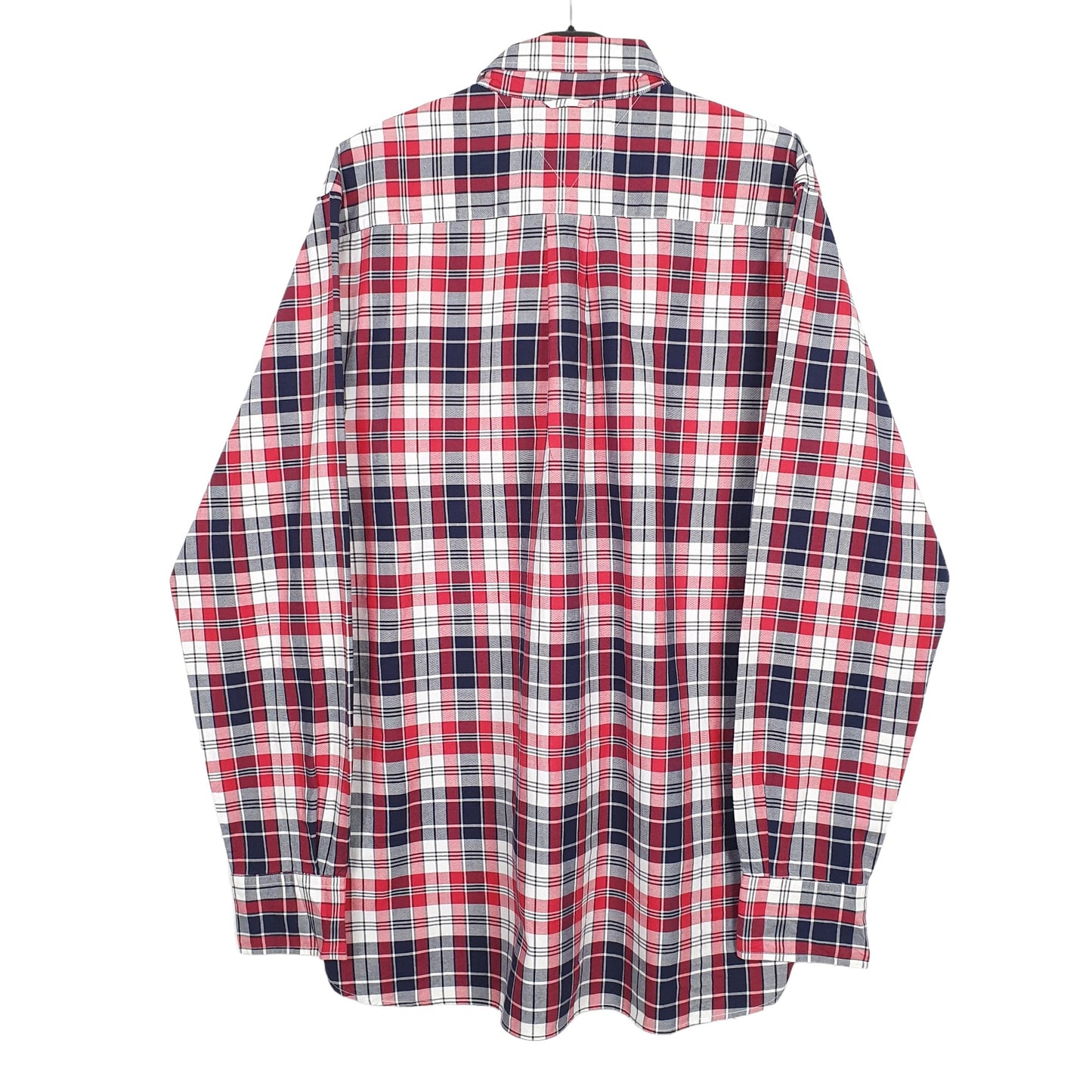 Tommy Hilfiger Long Sleeve Regular Fit Check Shirt Red