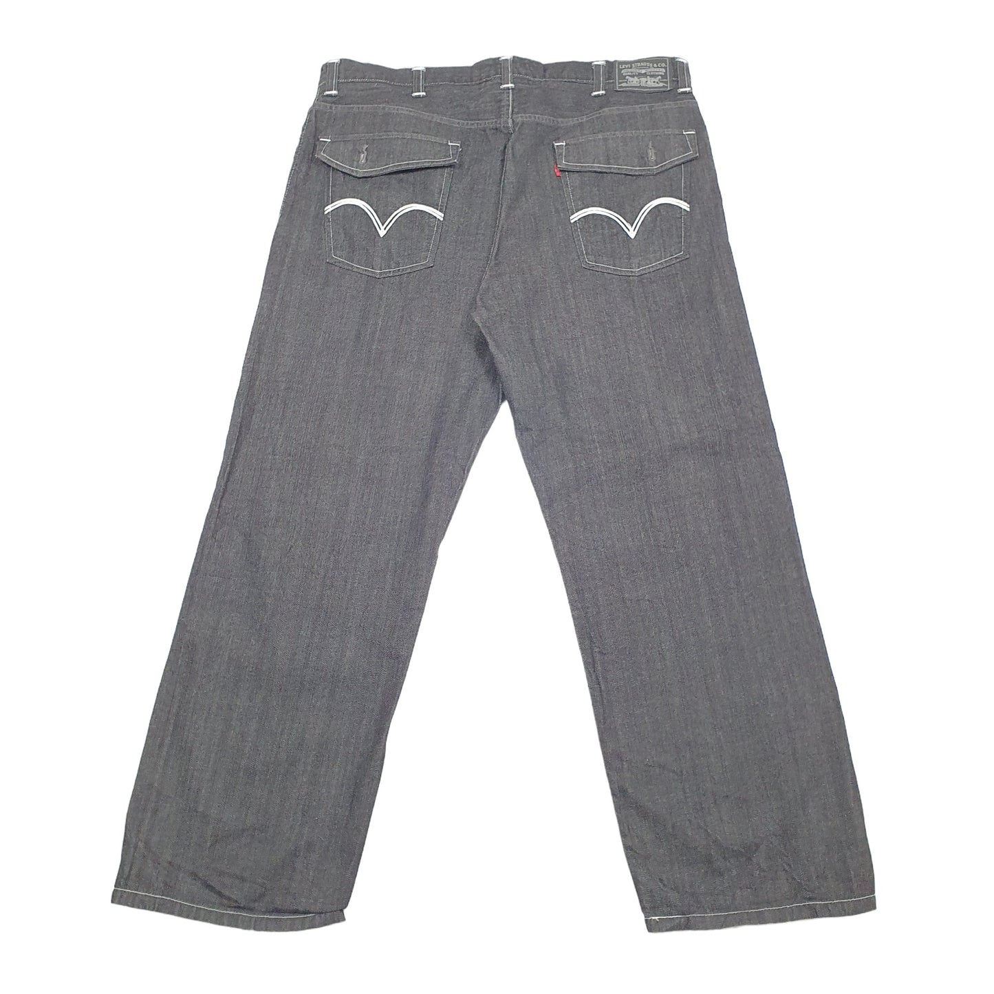 Levis 569 Loose Fit Jeans W42 L32 Black